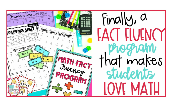 school wide math fact challenge​