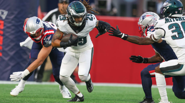 New england patriots vs philadelphia eagles match player stats​